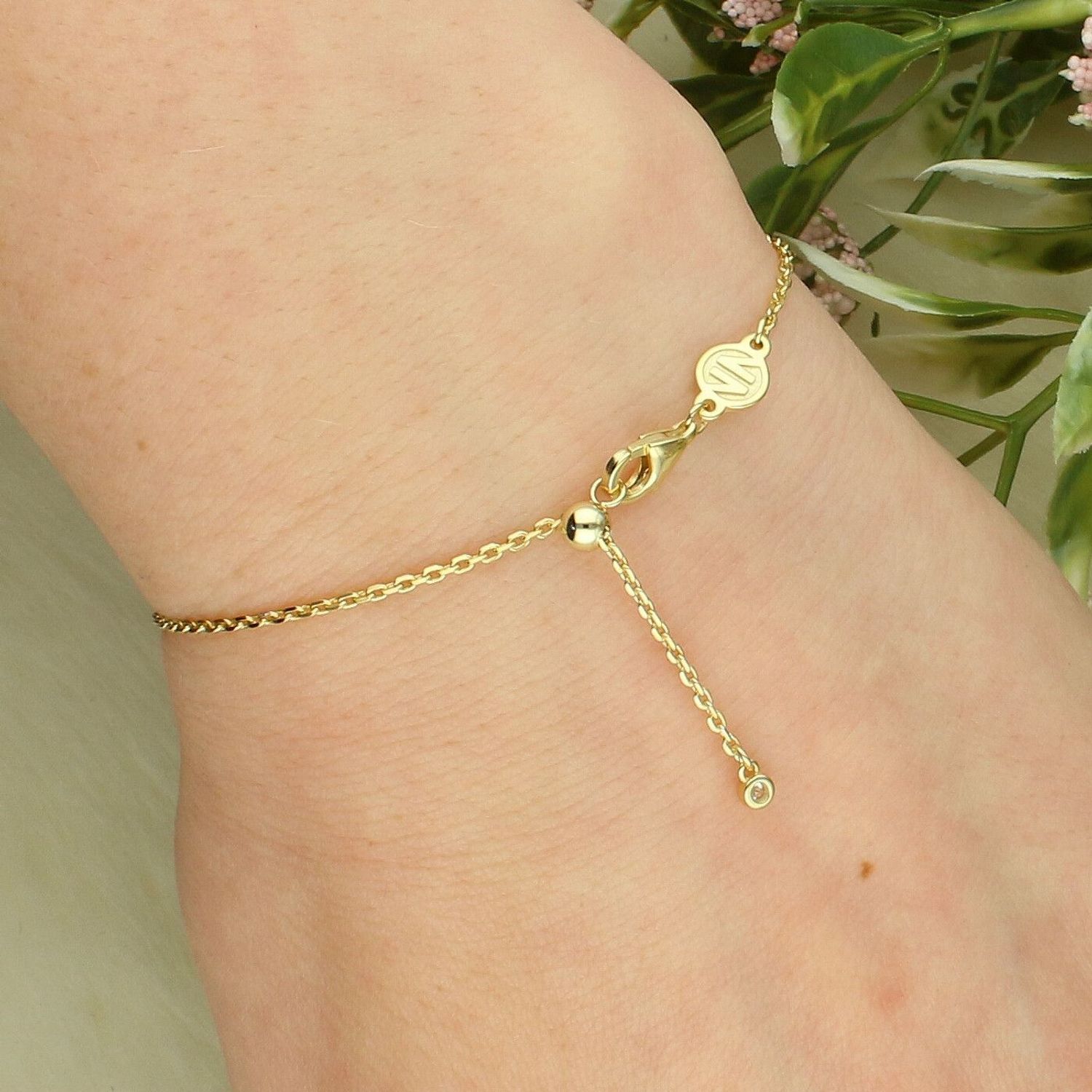 Bransoletka Nomination  LifePoetry z kwiatem w kształcie kopuły  z białymi cyrkoniami sześciennymi gold.jpg